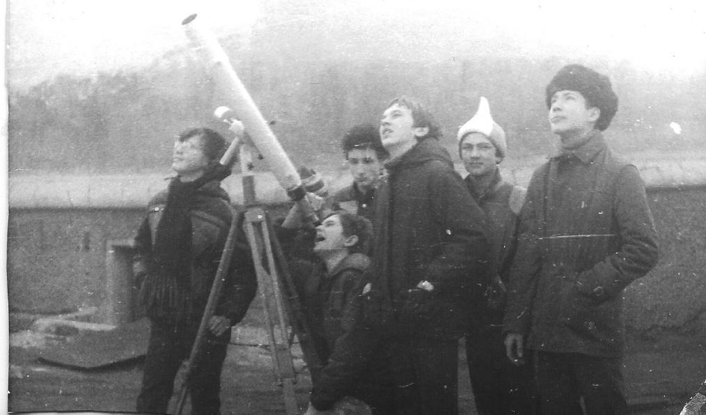 1984 рік біля телескопа рефрактора «TELEMENTOR» 63/840