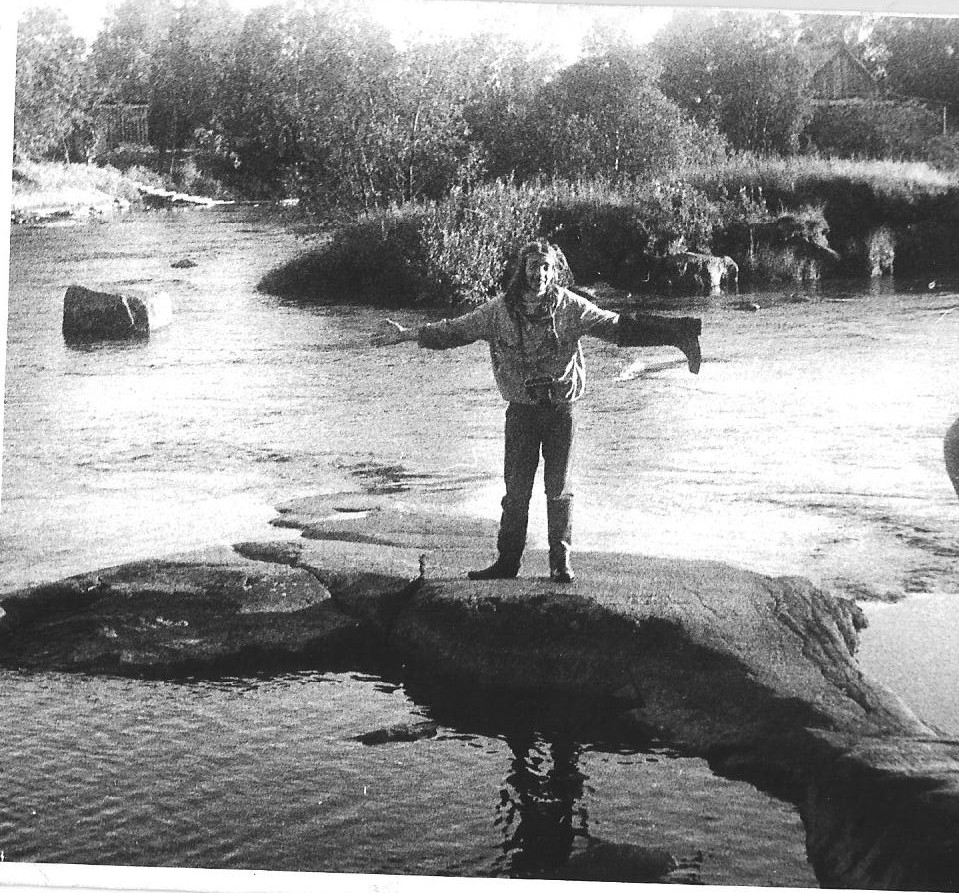 Річка Кем у Біломорську. липень 1990 р