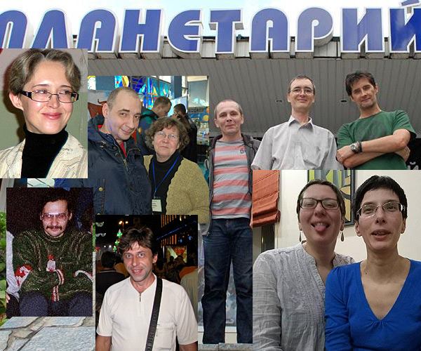 Це наші вже дорослі гуртківці та іх друзі в коллажі Олексія Куксіна.