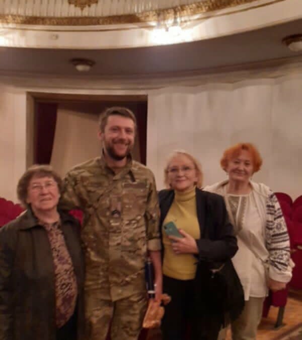 Зустріч у театрі з Аркадієм Мількіним у 2023 р.