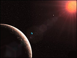 Gliese 581g - шестая планета карликовой звезды