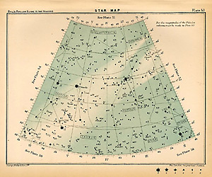 карта звездного неба